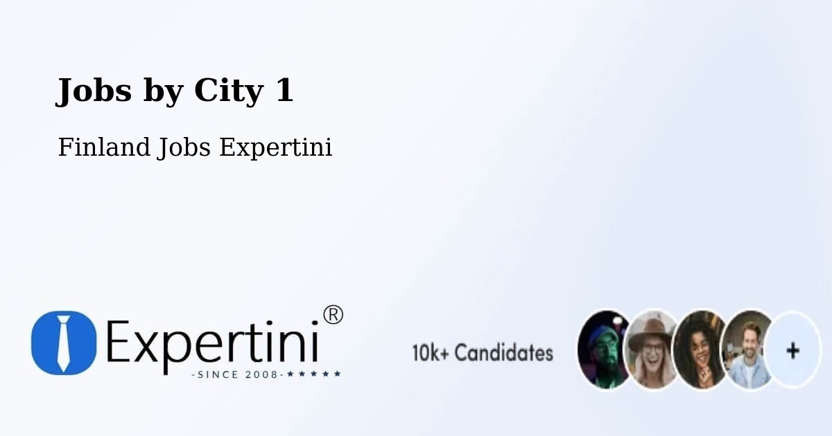City Jobs in Finland - Expertini