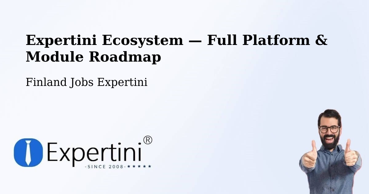 Expertini Ecosystem — Full Platform & Module Roadmap – Kuru