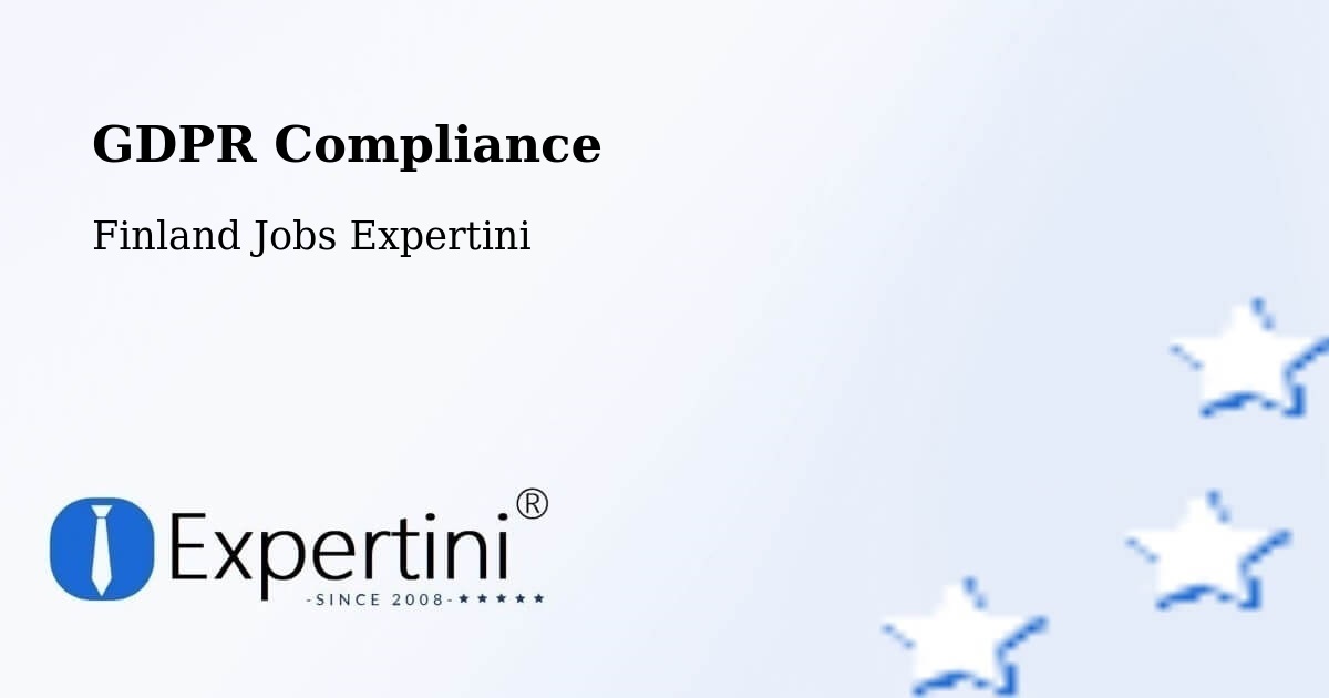 EU GDPR Compliance Statement – Kuru - Finland Jobs Expertini